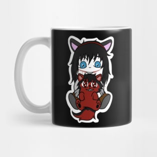 creepypasta Jeff the killer and smile dog Mug